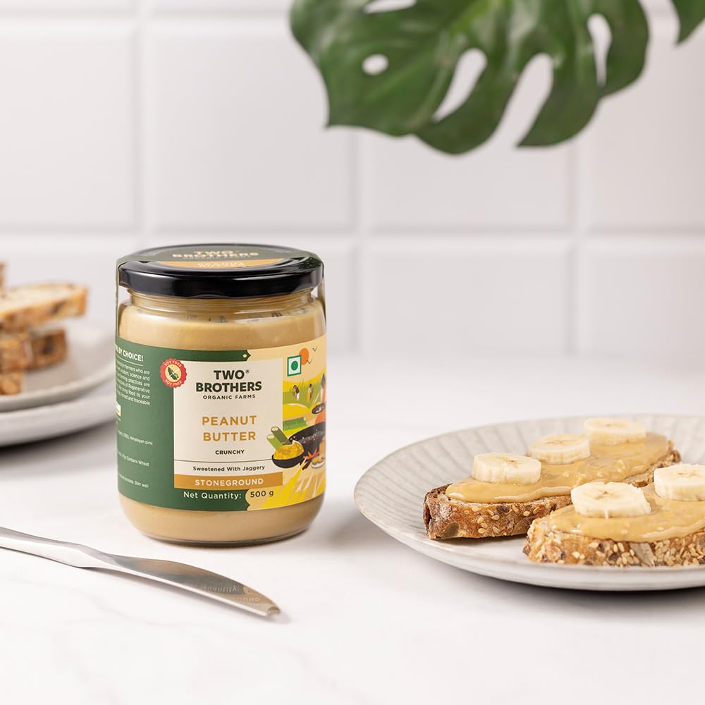 Two Brothers Organic Farms - Peanut Butter Crunchy (500 grams)