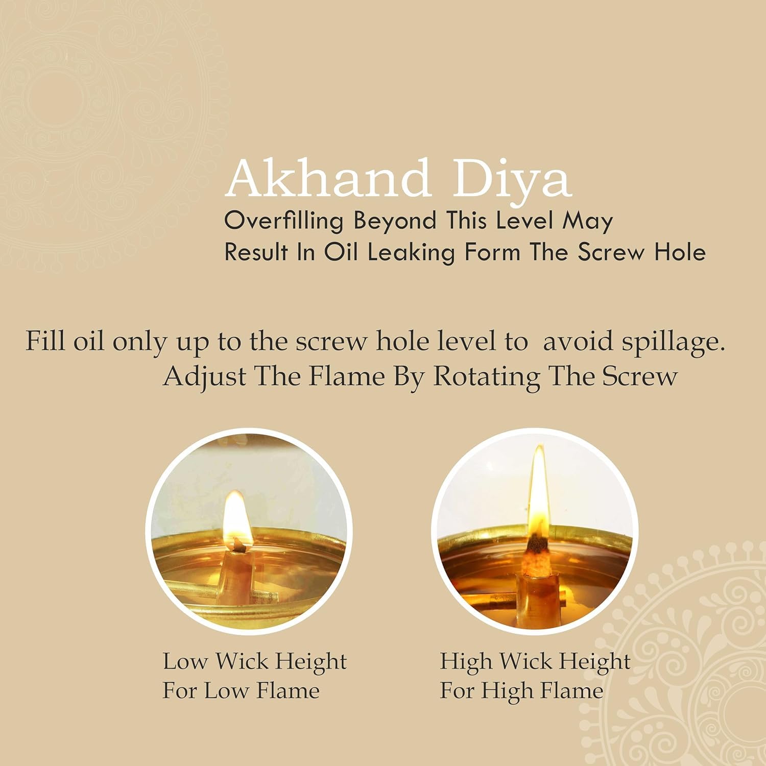 Pure Source India Akhand Diya Wicks for Pooja -100% Cotton Wick- 9 Inch (10 PCS)