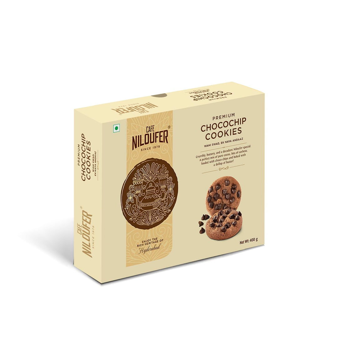Cafe Niloufer Premium Chocochip Cookies- 400g