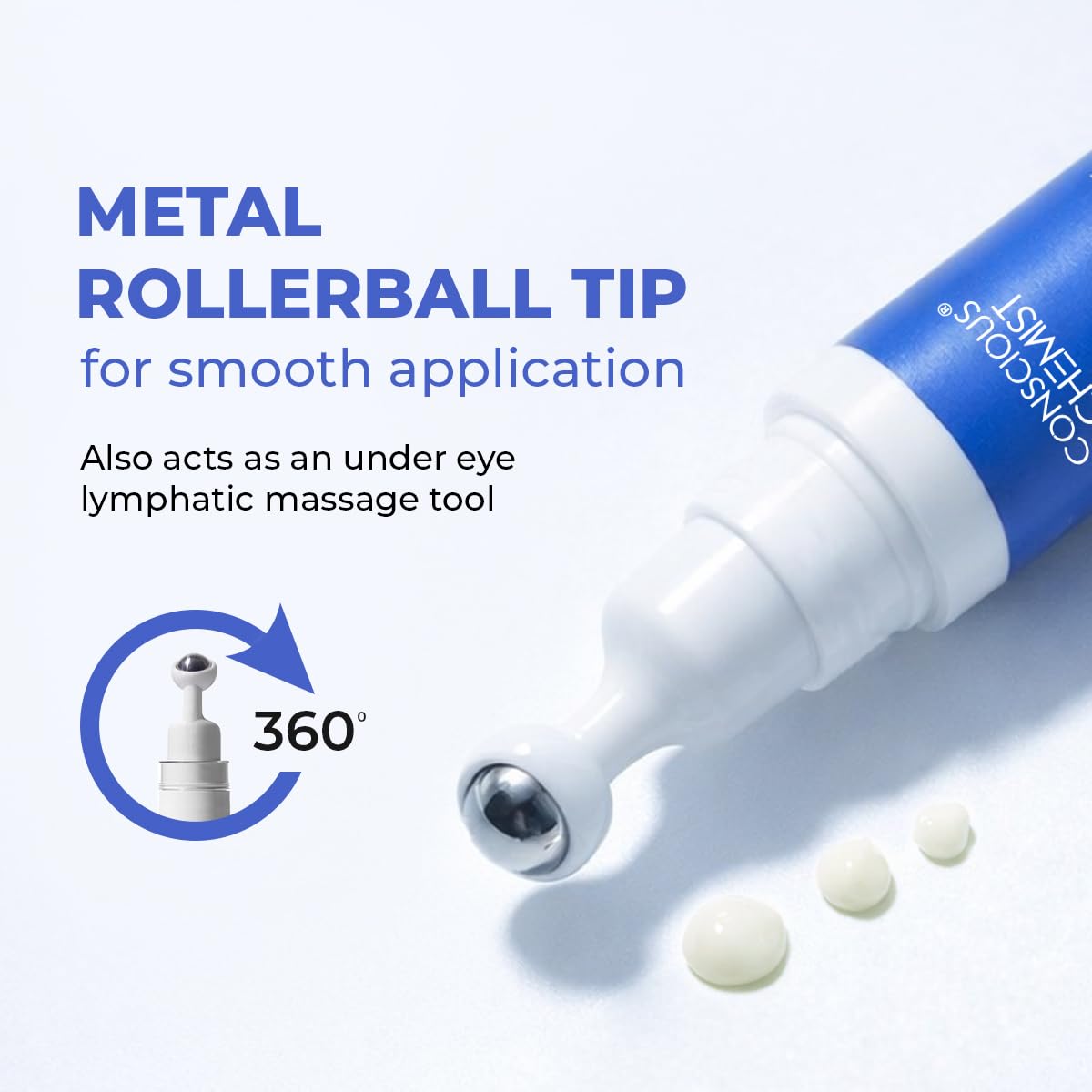 Conscious Chemist® Retinol Peptide Under Eye Cream - 15 ml