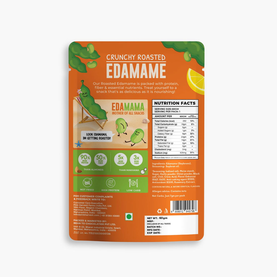 Pink Harvest Farms Crunchy Roasted Edamame