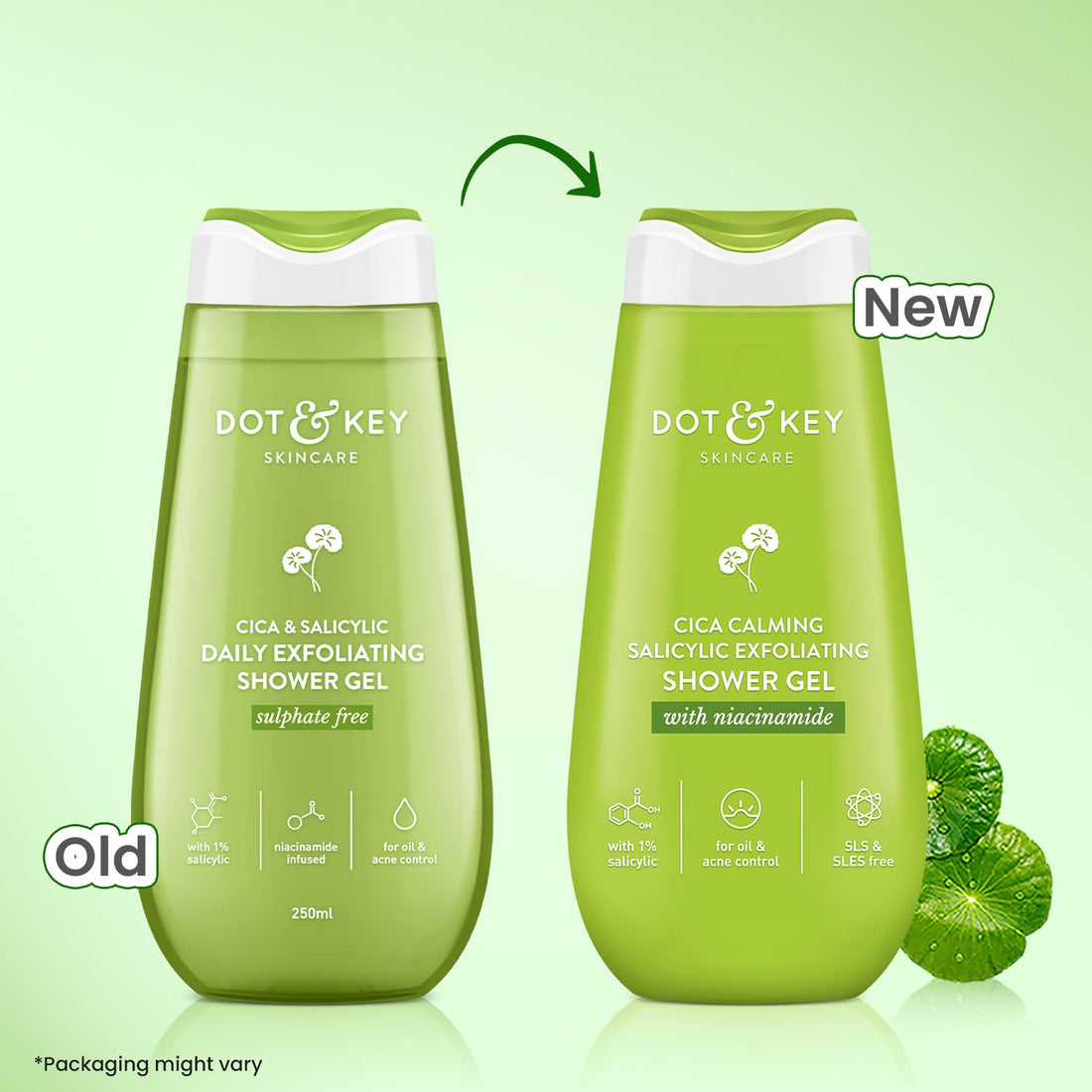 Dot & Key Cica & 1% Salicylic Daily Exfoliating Shower Gel