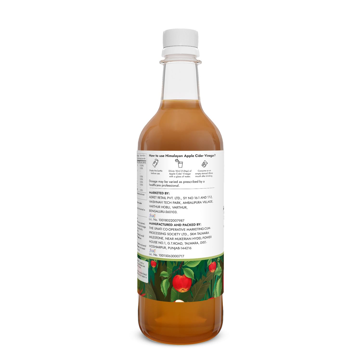 Kapiva Himalayan Apple Cider Vinegar with Mother 500ml