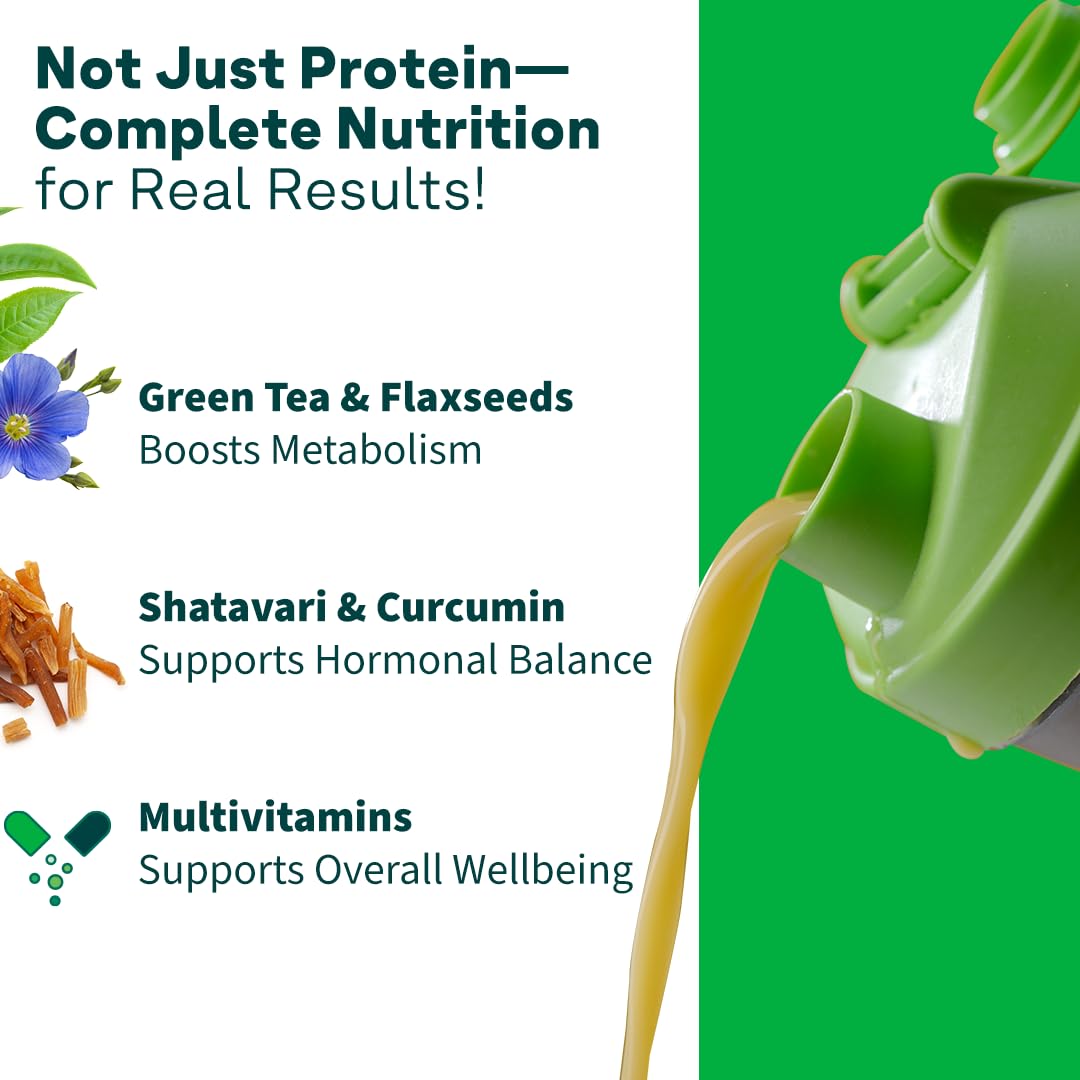 OZiva Protein & Herbs for Women (Vanilla Almond)(453gm)