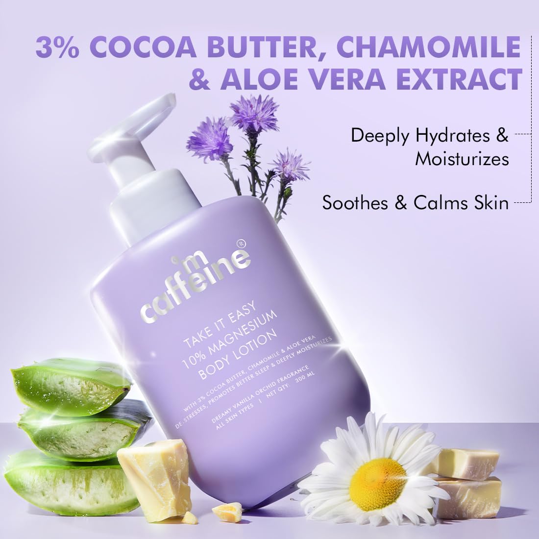 mCaffeine 10% Magnesium Body Lotion | Stress Relief 300ml