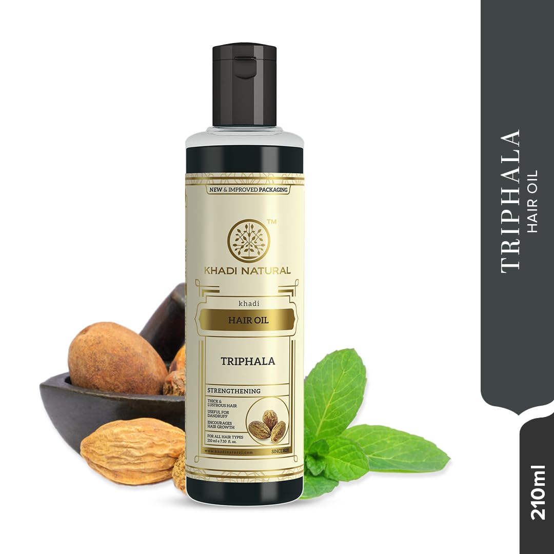 Khadi Natural Triphala Herbal Hair Oil - 210ml