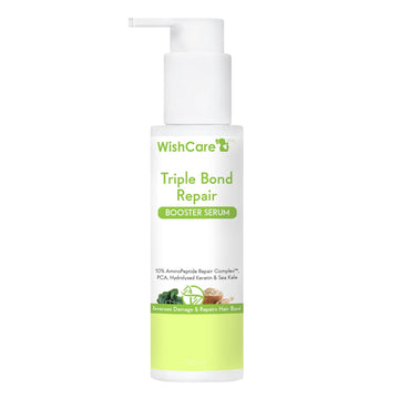 WishCare Triple Bond Repair Booster Hair Serum for Dry Frizzy Hair - 100ml