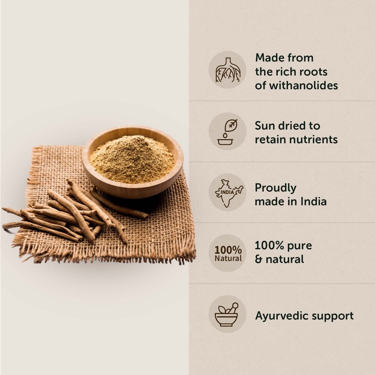 Neuherbs Ashwagandha Powder - 100 Gm