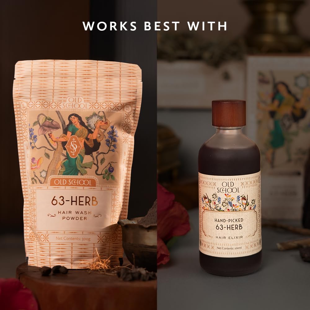 Old School Rituals 63-Herb Hair Wash Powder| 275g