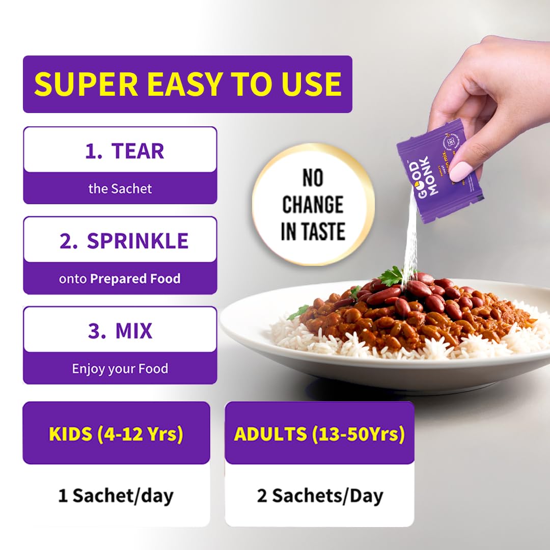 Good Monk Multivitamin for Kids, Men & Women | 30 Sachet