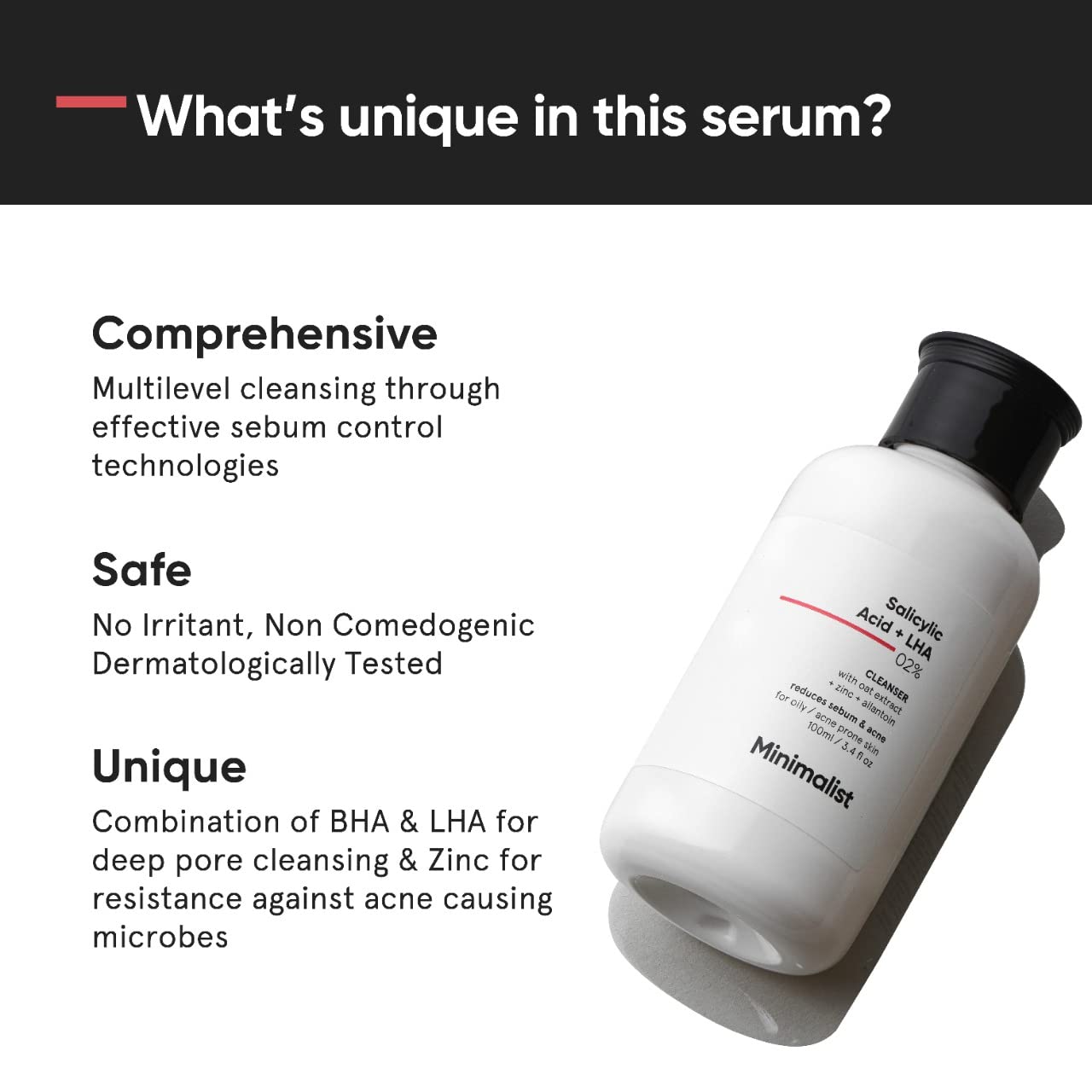 Minimalist Anti-Acne Salicylic Acid 2% Face Wash| 100 ml