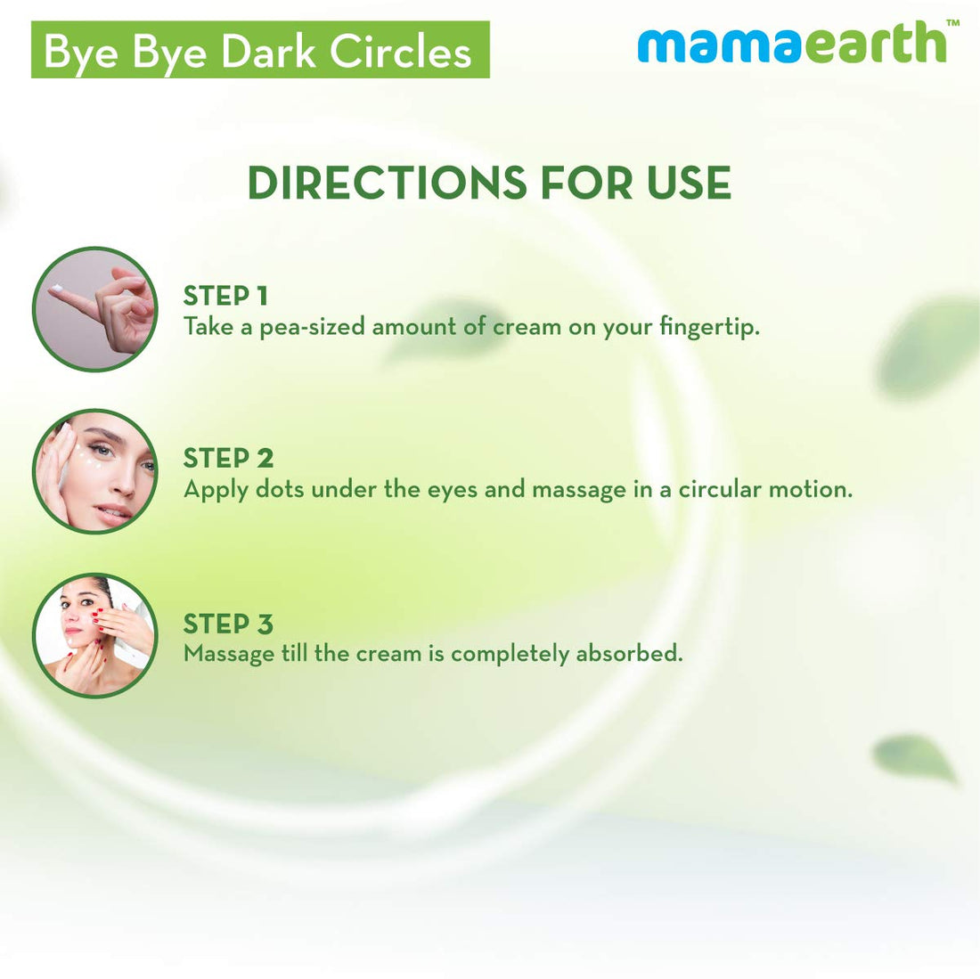 Mamaearth Bye Bye Dark Circle Eye Cream With Cucumber For Dark Circles, 20g