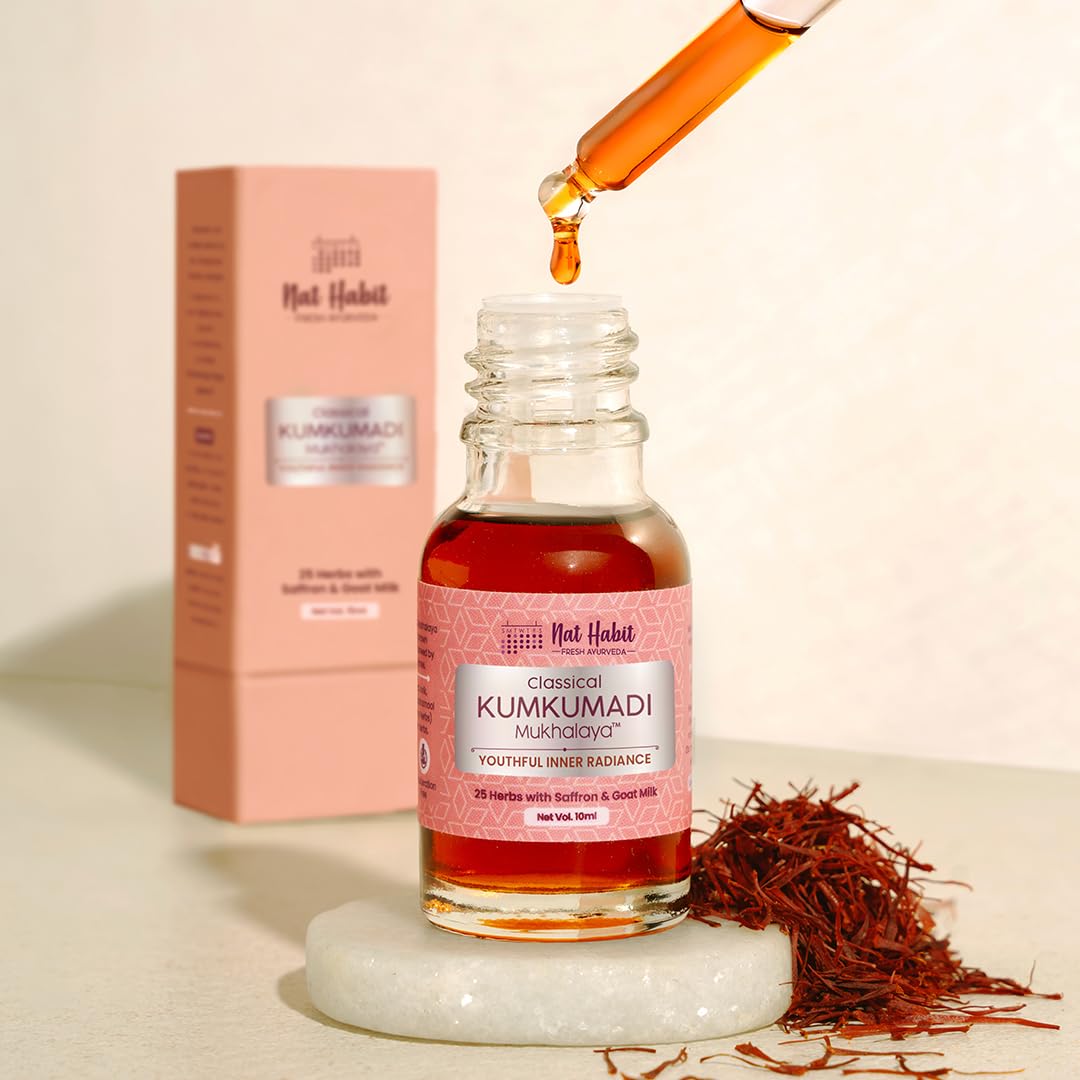 Nat Habit Ayurvedic Kumkumadi Face Oil - 10ml