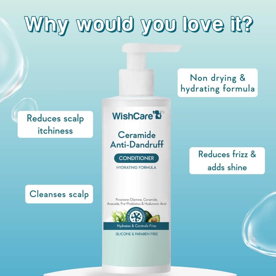 WishCare Ceramide Anti Dandruff Conditioner - 200ml