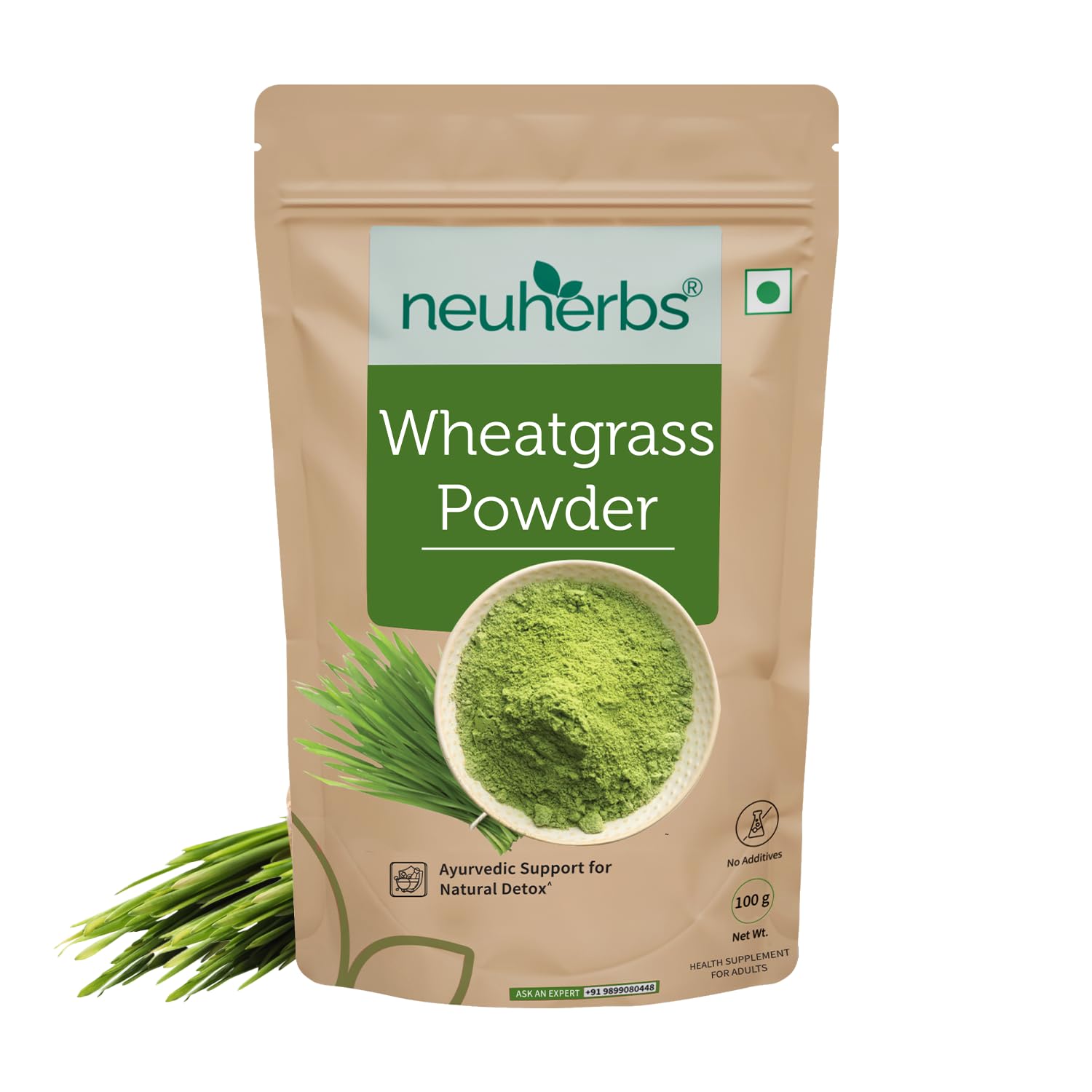 Neuherbs Wheatgrass Powder - 100g