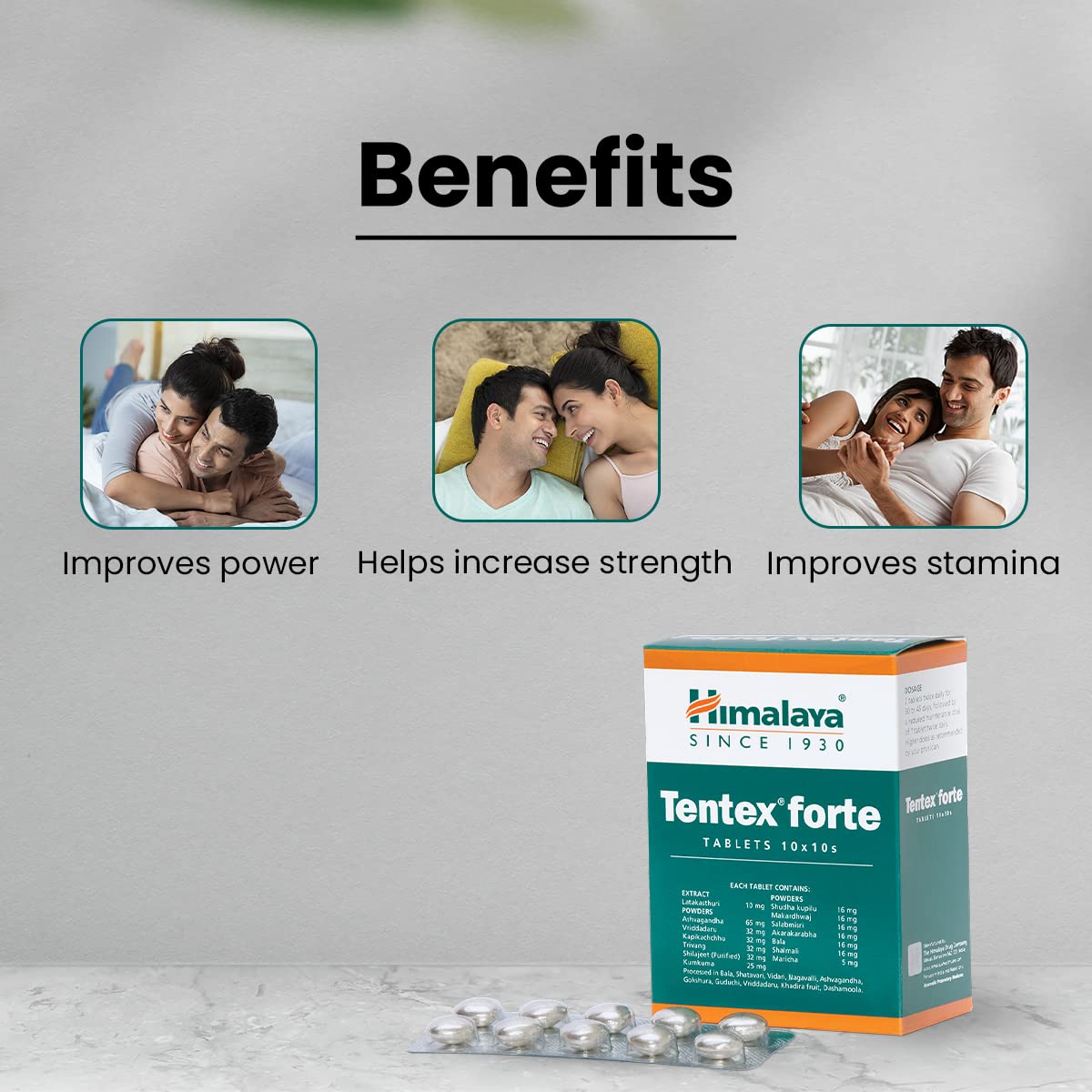 Himalaya Tentex Forte Tablets - 100 tablets