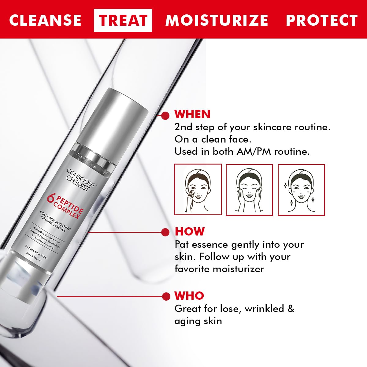 Conscious Chemist 6 Peptide Serum for Face