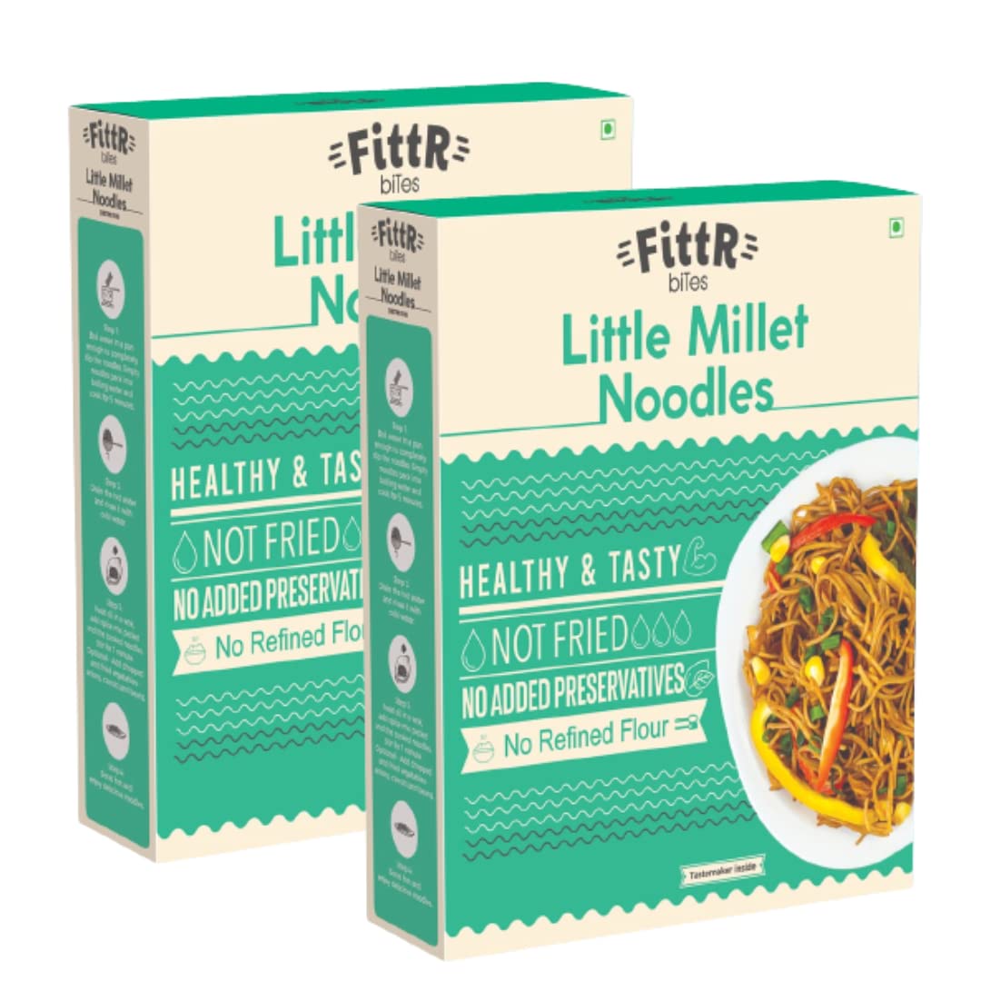 FittR Bites Little Millet Healthy Noodles - Pack of 2