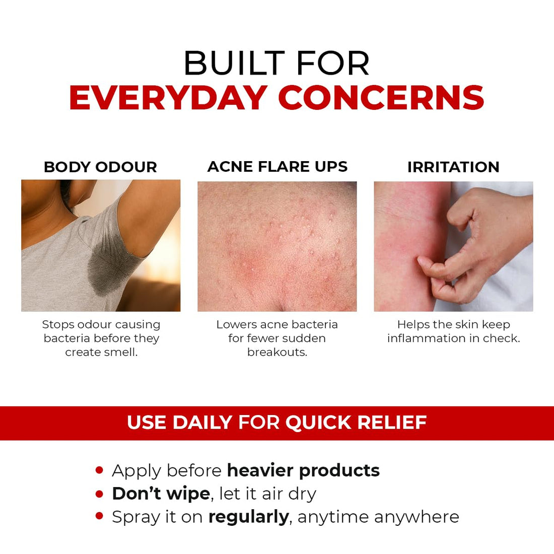 Conscious Chemist® HOCL Skin Relief Face & Body Spray | 100ml