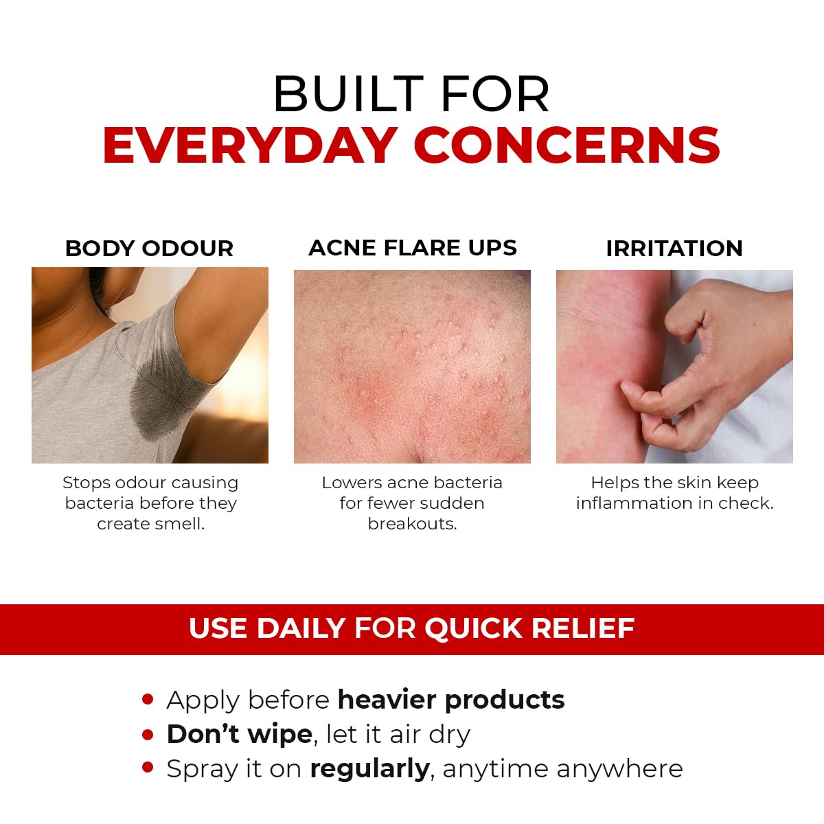Conscious Chemist® HOCL Skin Relief Face & Body Spray | 100ml