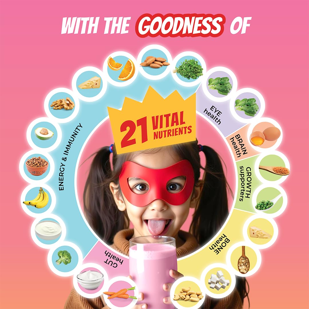 Good Monk Strawberry Milk Mix – Low Sugar & Healthy Boost