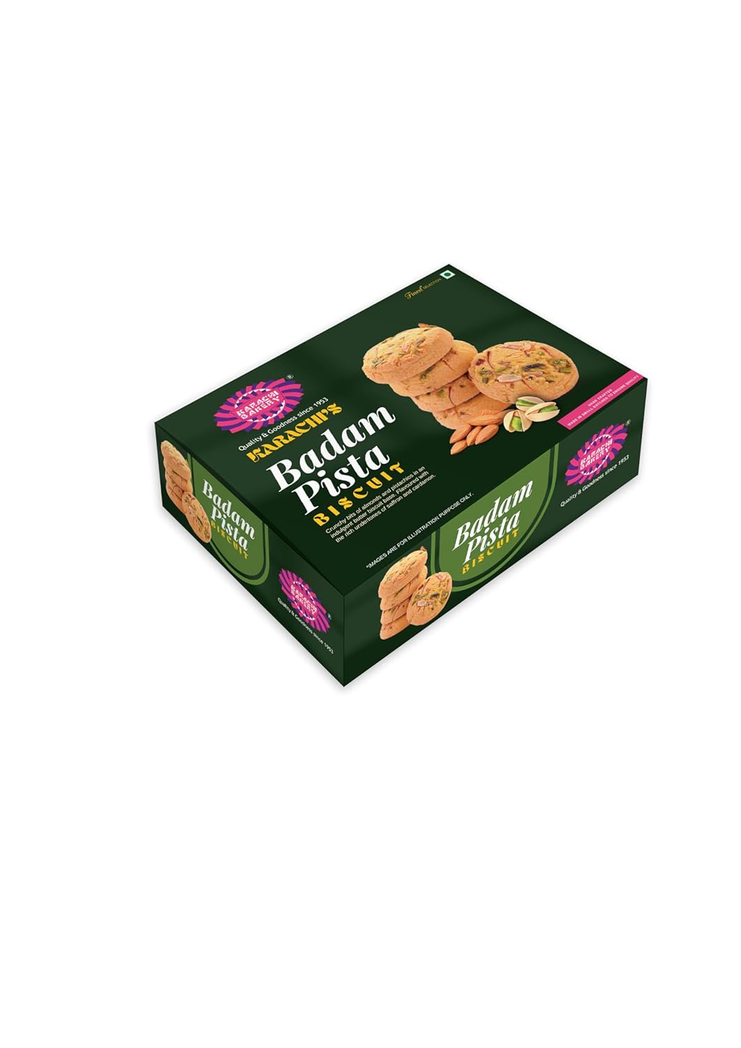 Karachi Bakery Badam Pista Biscuits, 400g