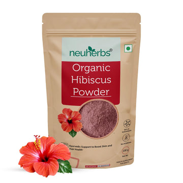 Neuherbs Organic Hibiscus Powder For Women & Men - 100 g
