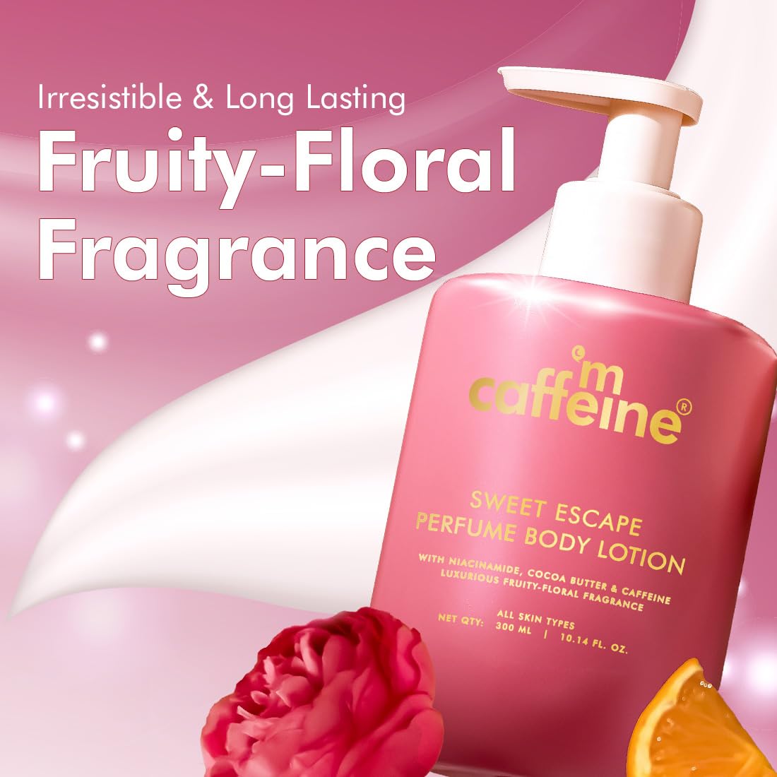 mCaffeine Fruity & Aqua Lotion Combo – 300ml x 2