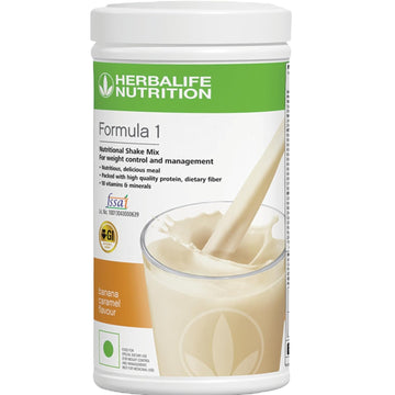 Herbalife Formula 1 Nutritional Shake Mix Banana Caramel flavour 500g