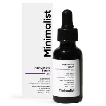 Minimalist Hair Growth Serum With 3% Redensyl, 3% Anagain, 3% Procapil, 5% Capixyl & 4% Baicapil 18% Hair Growth Actives|30 ml