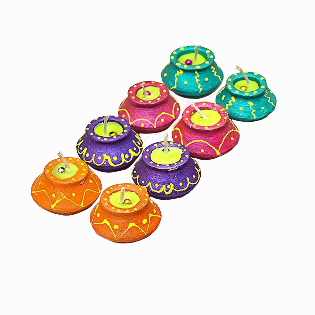 AWANI TRENDS Diwali Diya - Pack of 8