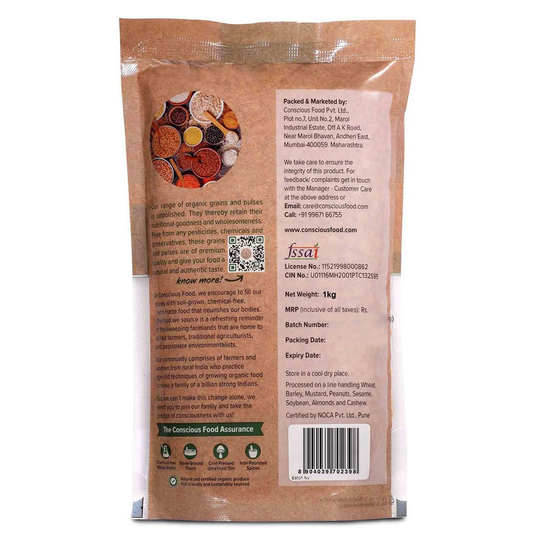 Conscious Food Organic Toor Dal | 1kg