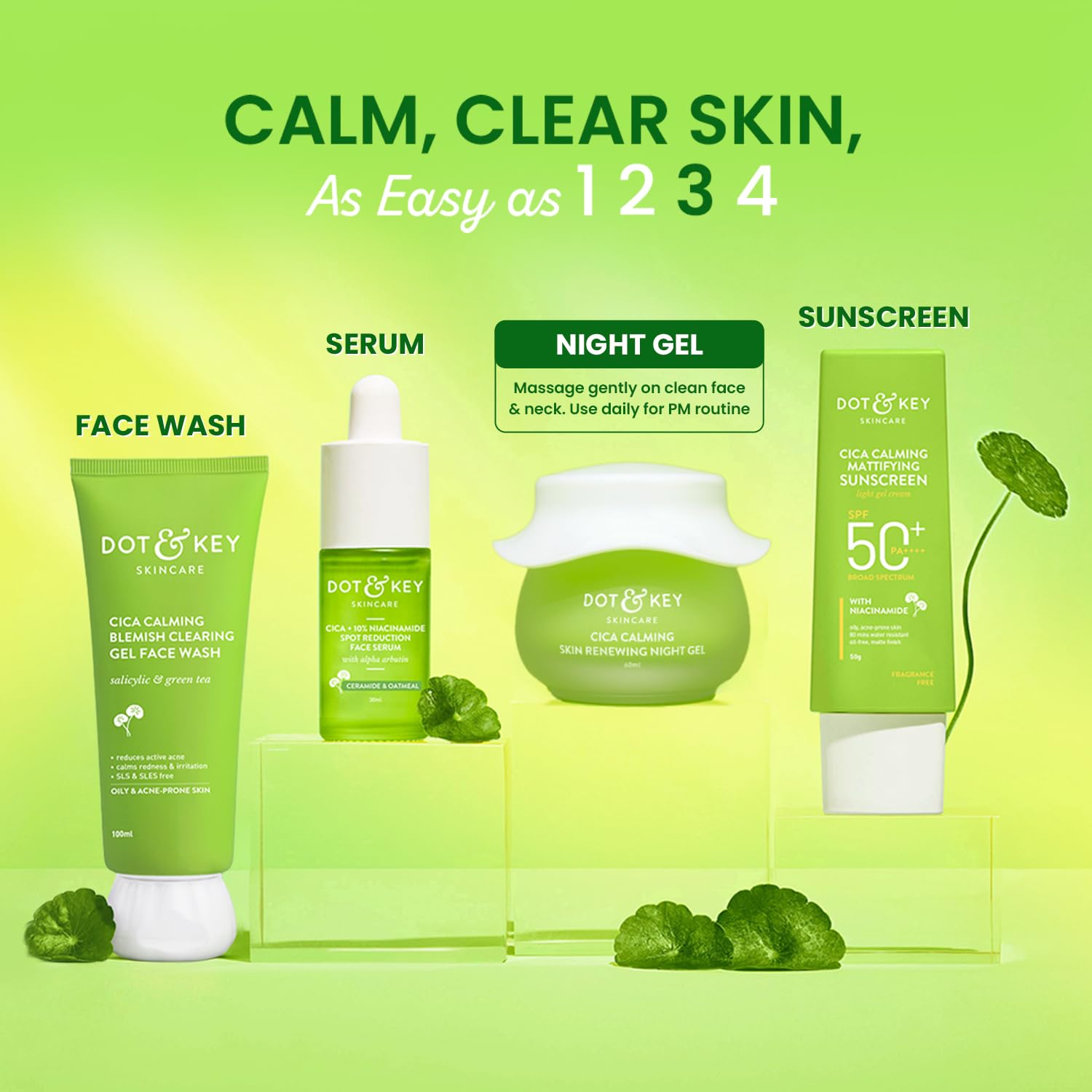 Dot & Key CICA Calming Skin Renewing Night Gel
