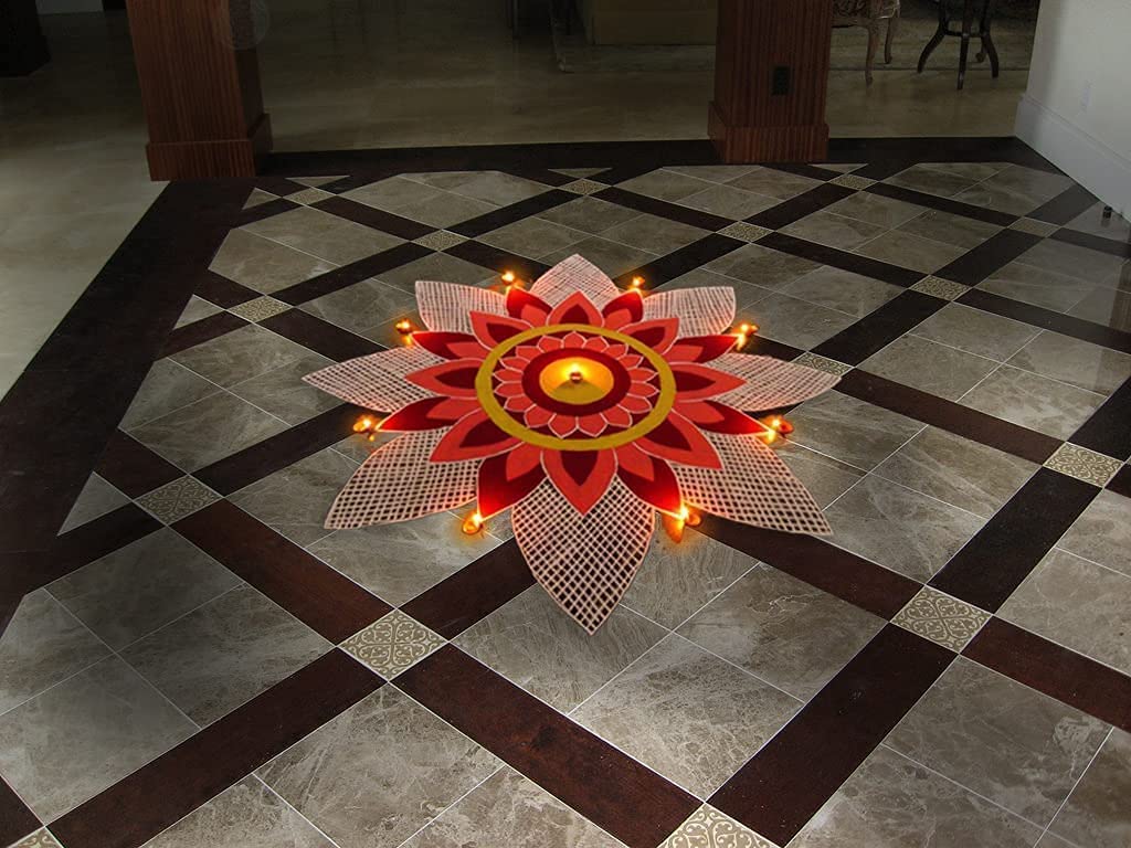 CraftVatika 10 Rangoli Colour Powder Tube Kit