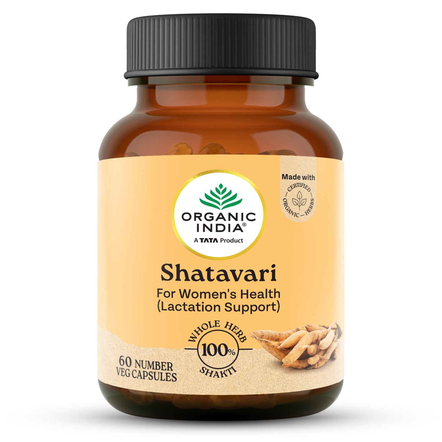 Organic India Shatavari Capsules - 60 Capsules
