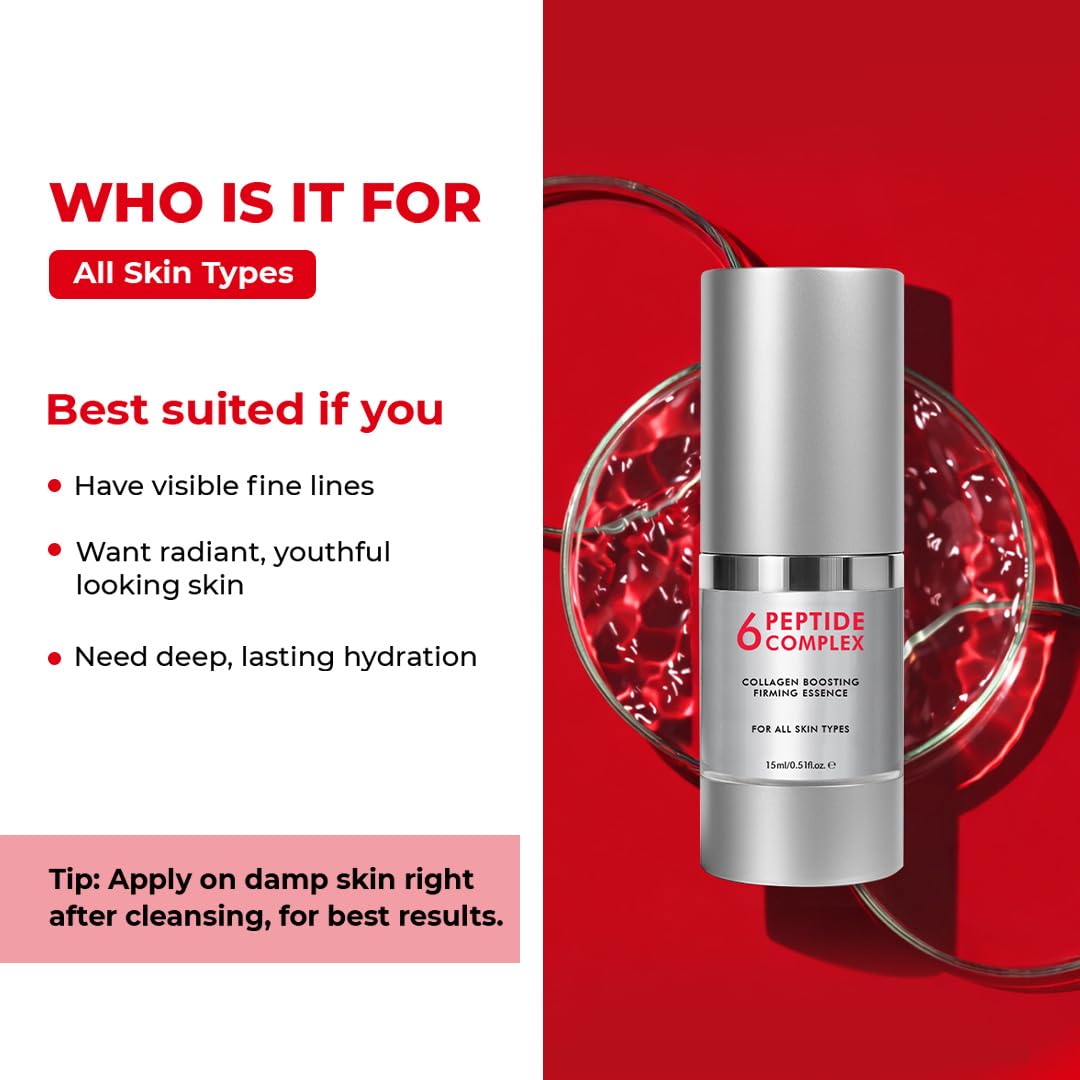 Conscious Chemist® 6 Peptide Serum for Face | 15ml