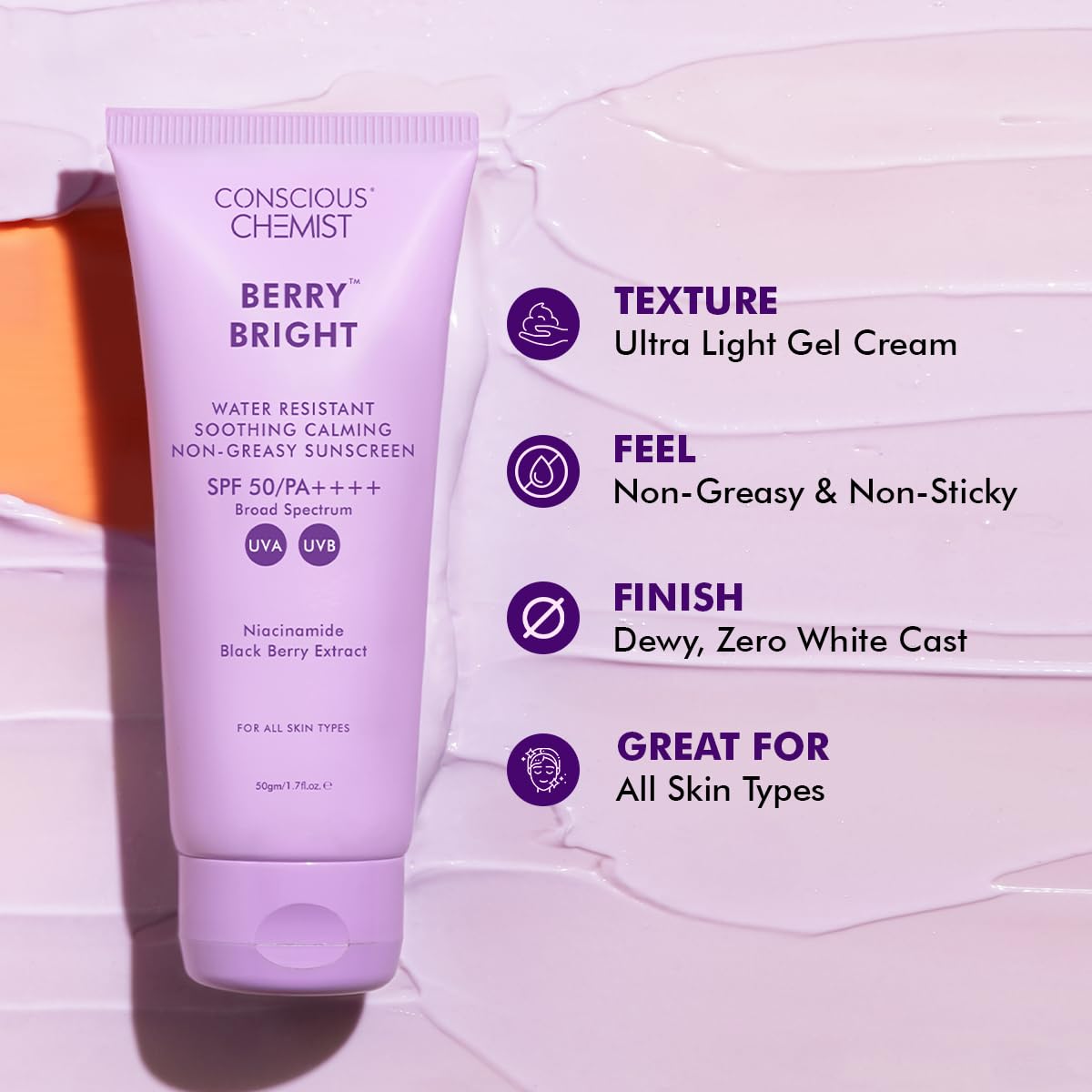 Conscious Chemist® Sunscreen SPF 50 PA++++