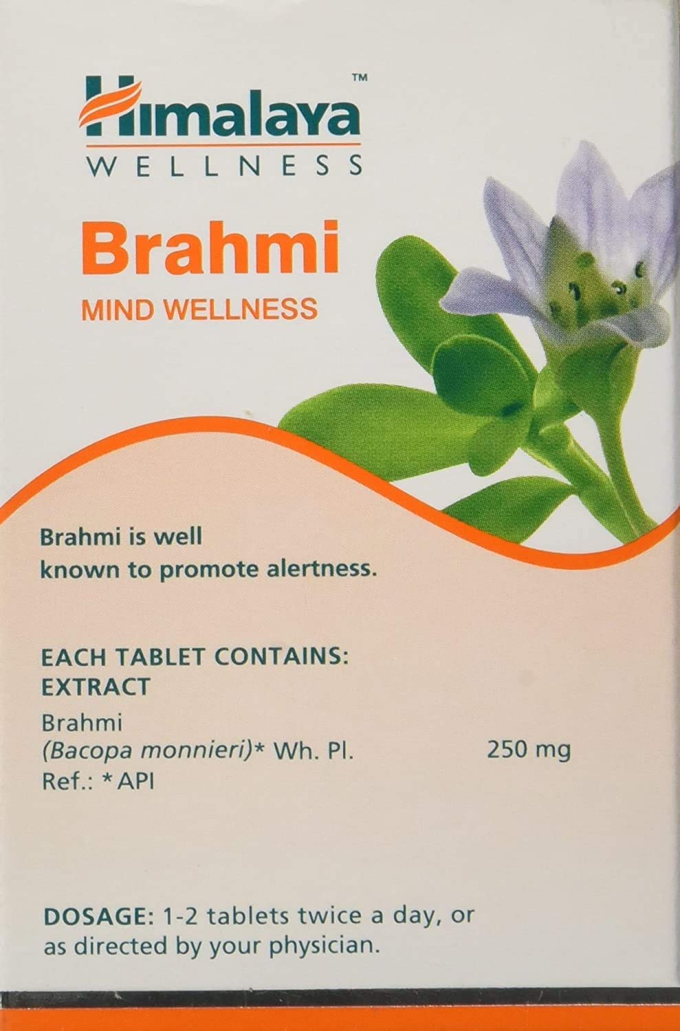 Himalaya Wellness Brahmi - 60 Tablets (Pack of 2)