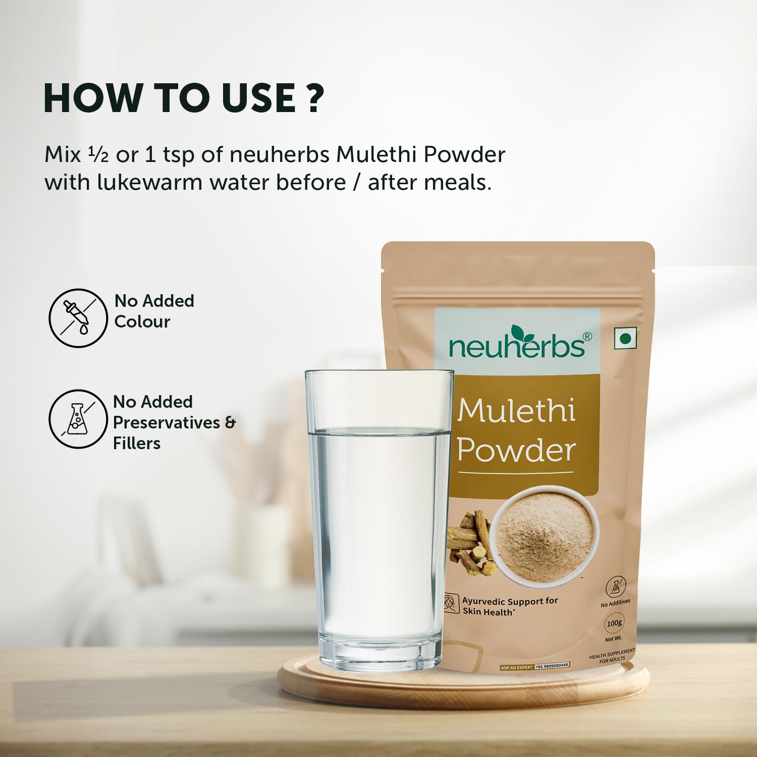 Neuherbs Mulethi Powder - 100g