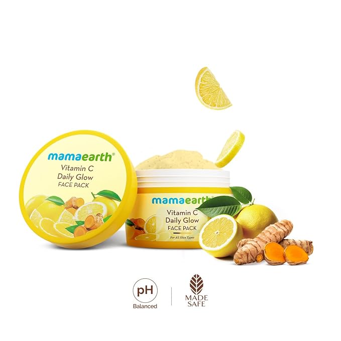 Mamaearth Vitamin C Glow Face Pack with Vitamin C &amp; Turmeric 200g