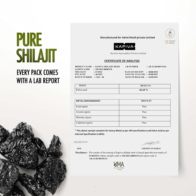 Kapiva Shilajit/Shilajeet Gold Resin - 20g