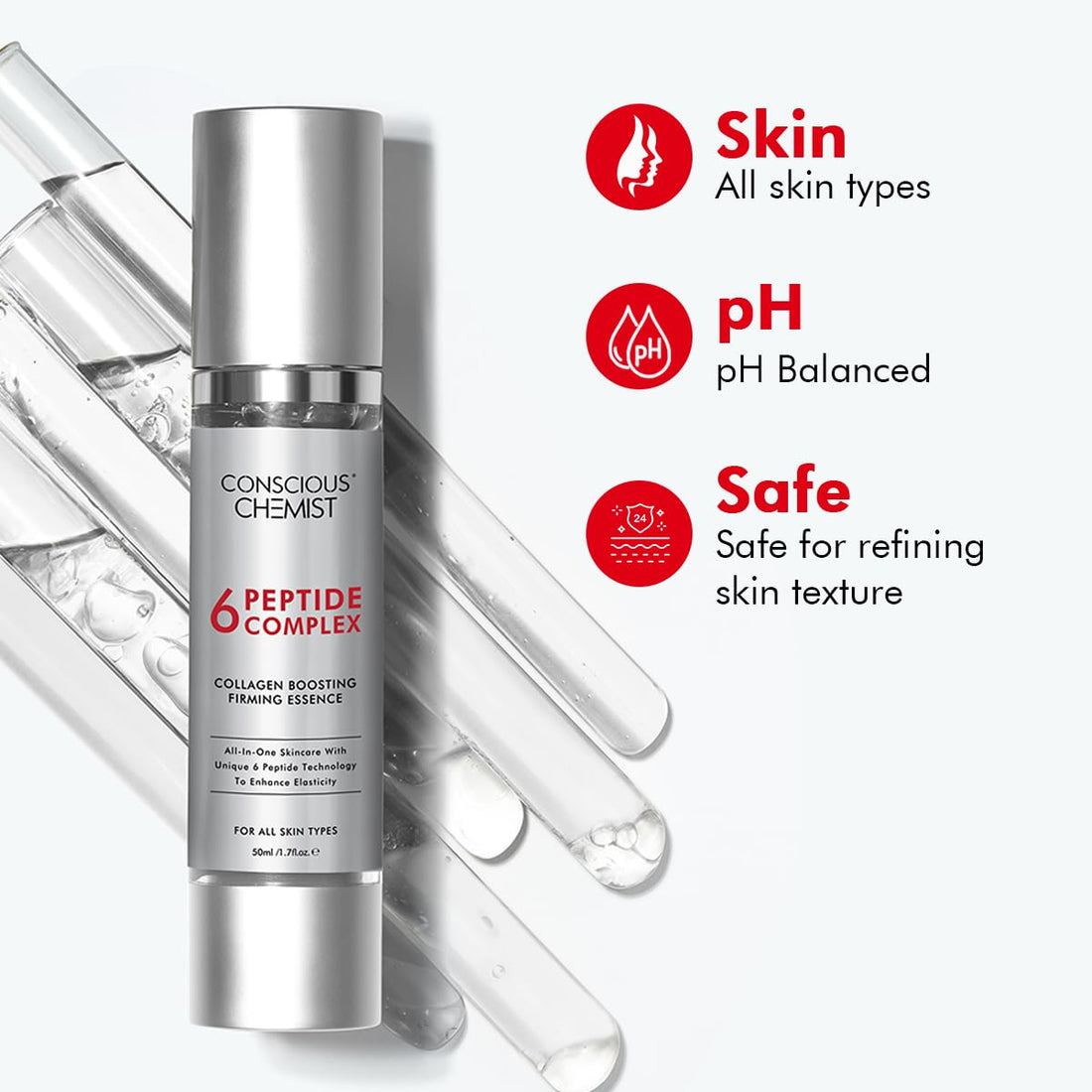 Conscious Chemist 6 Peptide Serum for Face