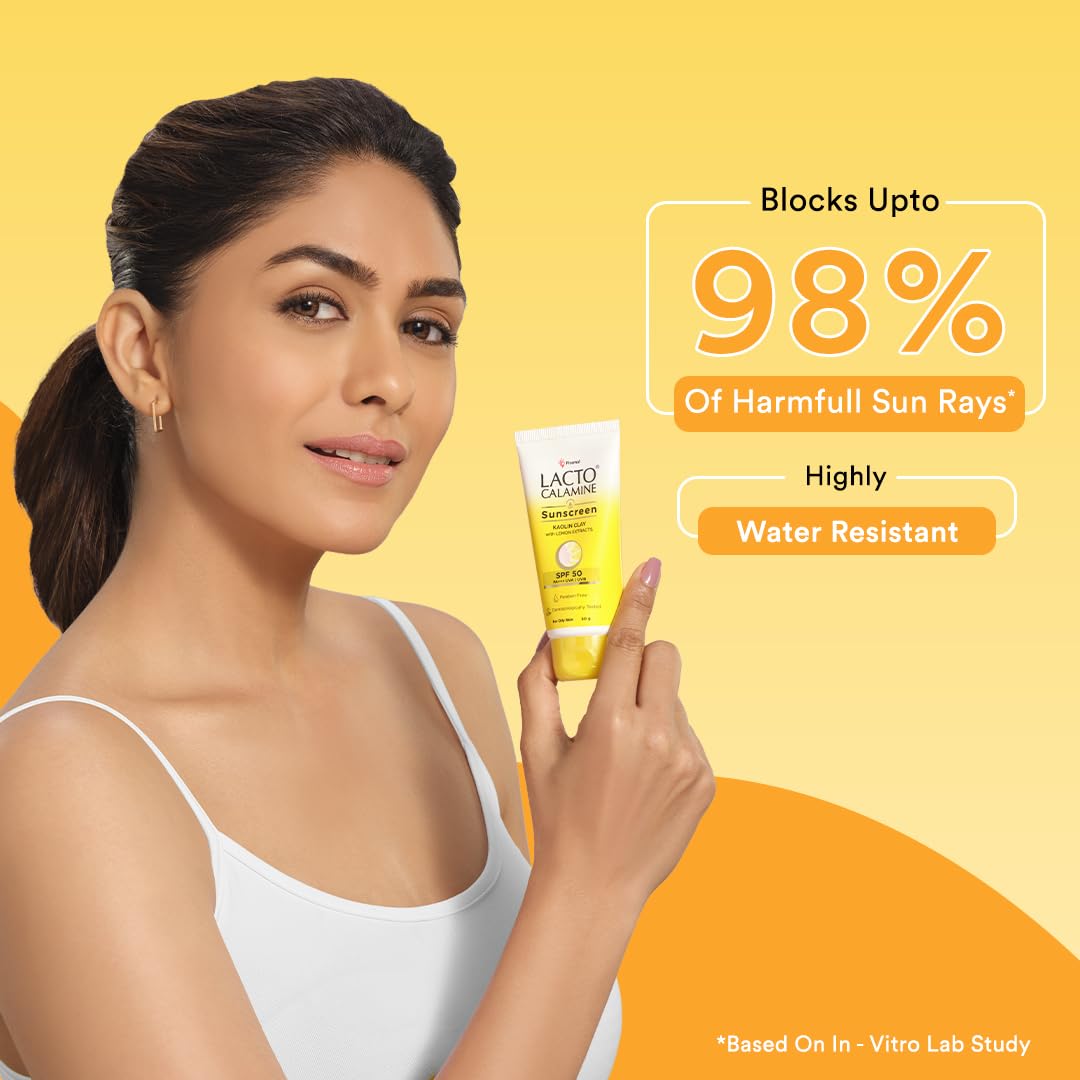 Lacto Calamine SPF 50 Sunscreen for Oily Skin 50g