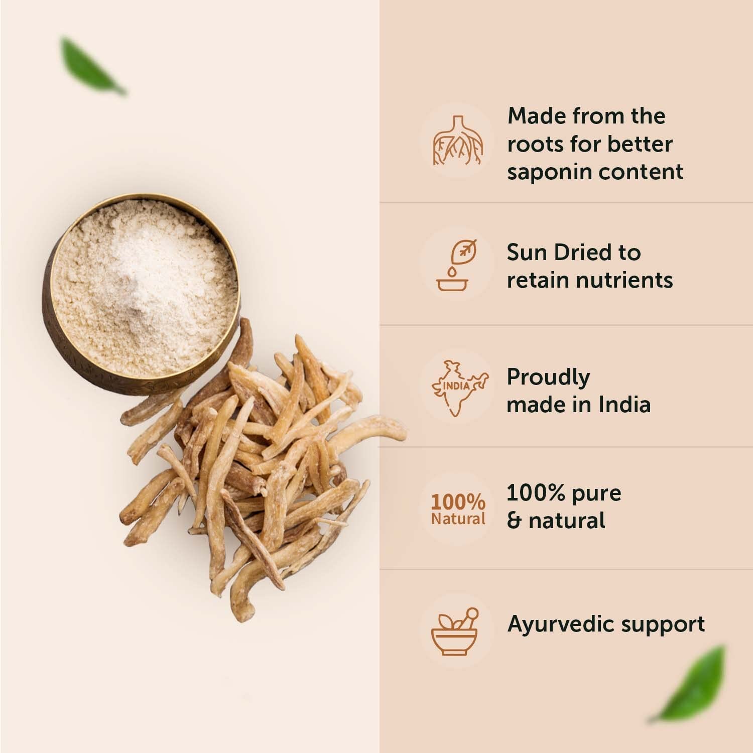 Neuherbs Safed Musli Root Powder - 100 GM
