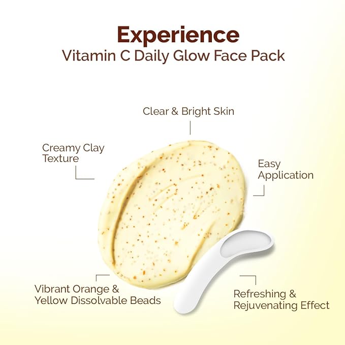 Mamaearth Vitamin C Glow Face Pack with Vitamin C &amp; Turmeric 200g