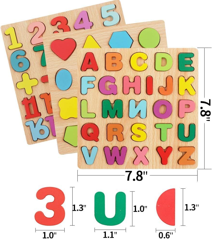 Chocozone Wooden Learning Educational Game Board