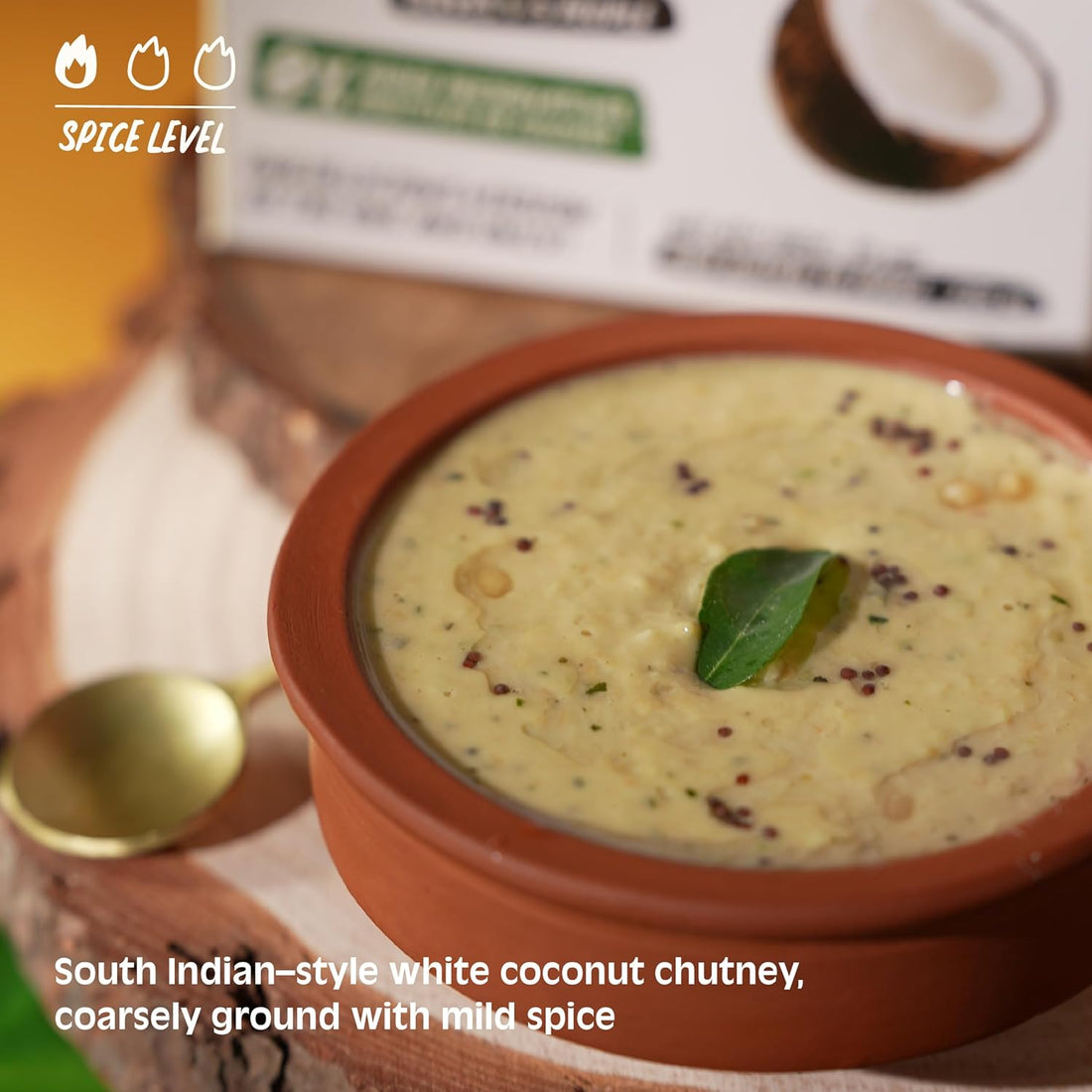 Chutnefy Coconut Chutney Mix | 250g Freeze-Dried Instant Dry Mix