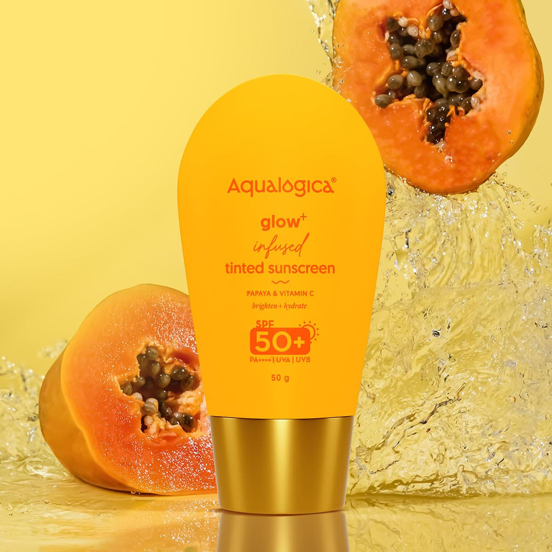 Aqualogica Glow+ Infused Tinted Sunscreen