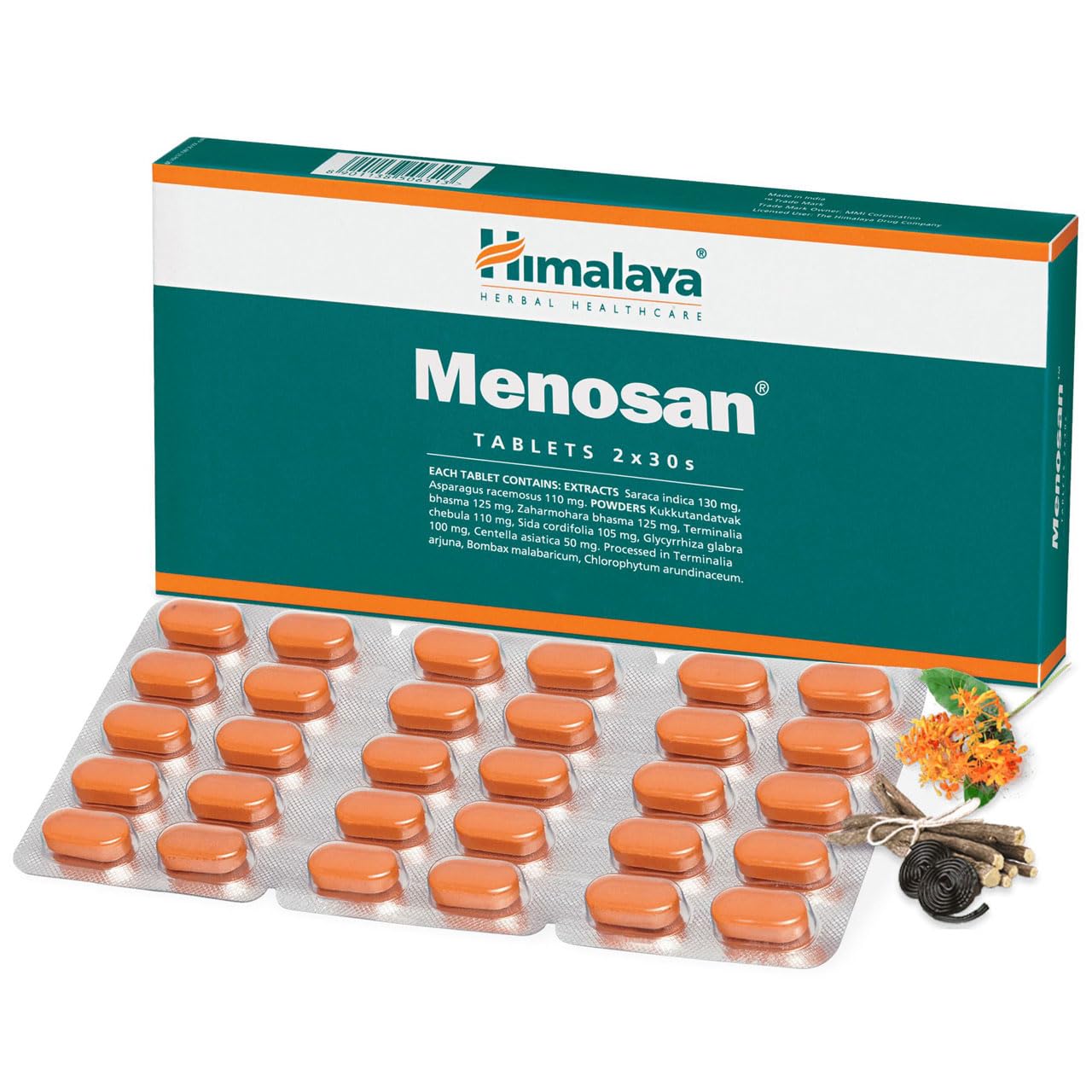 Himalaya Menosan Tablets - 30 Count, Pack of 1