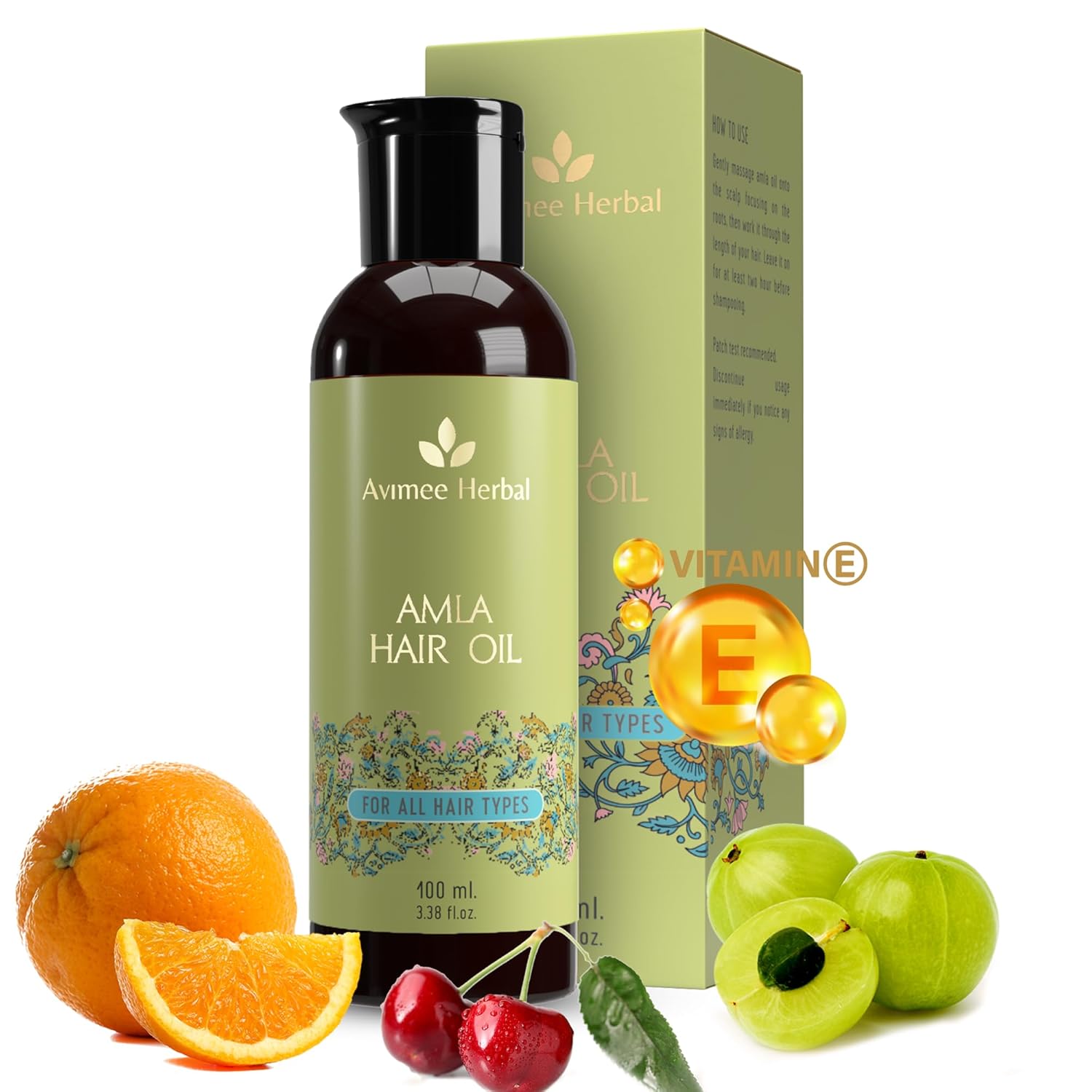 Avimee Herbal Keshpallav Amla Hair Oil | For Long & Strong Hair |100 ml